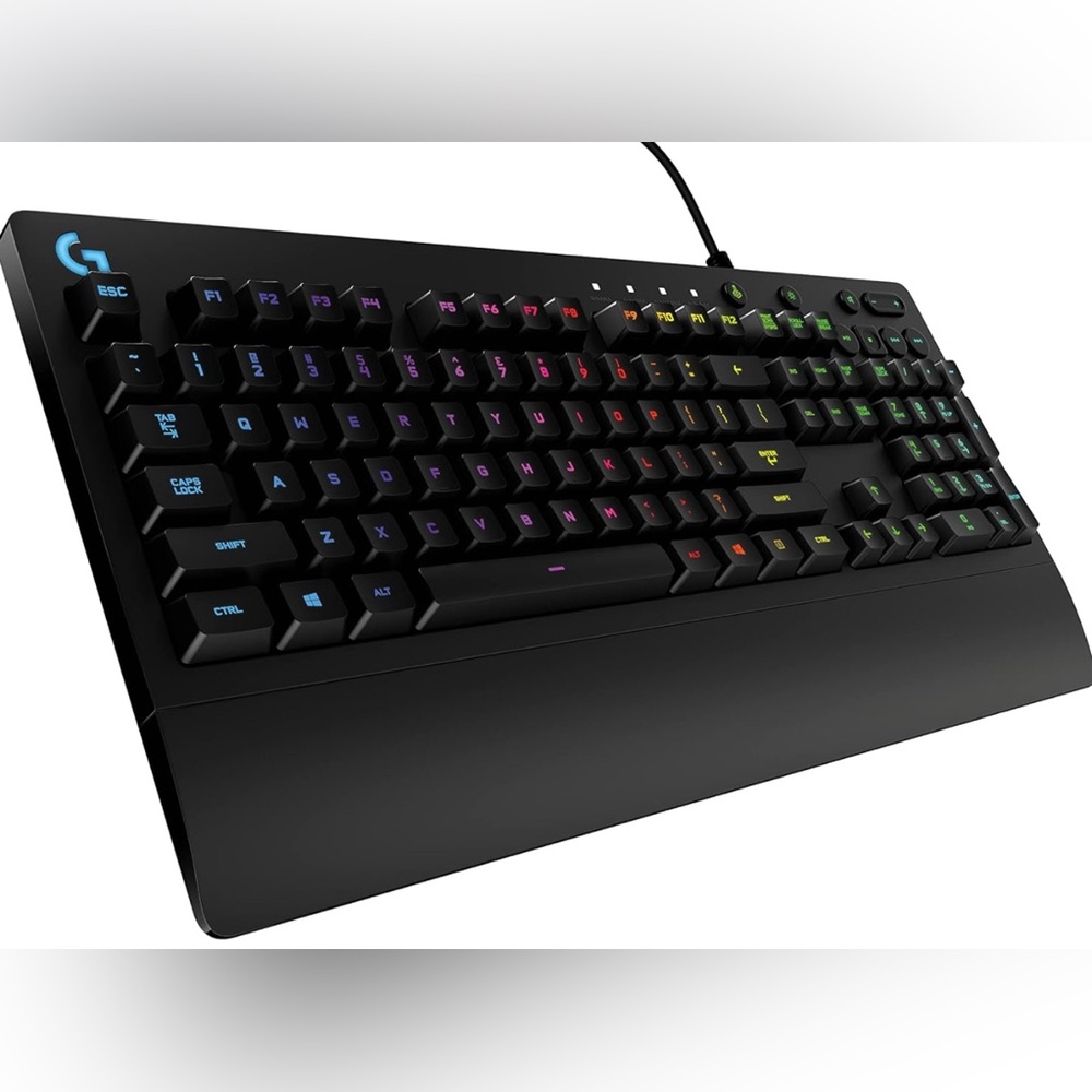 Logitech RGB Backlit Gaming Keyboard - Black